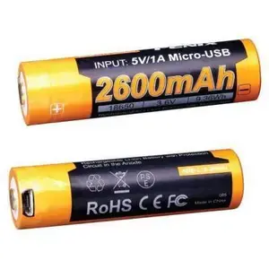 Beställ nu Fenix Uppladdningsbart batteri med mikro-USB 3,6 V/2600 mah