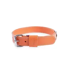Endast denna vecka Martin Sellier Hundhalsband i läder med dubbla lager 20/45