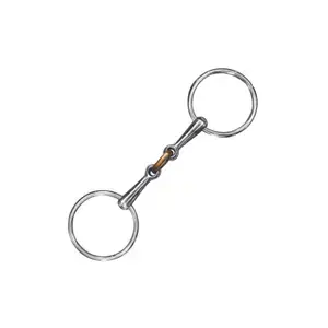 Kampanjpris Privilège Equitation 2 ringar dubbel snara för hästar