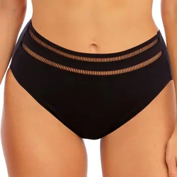 Köp online Fantasie East Hampton High Waist Bikini Brief Svart XX-Large Dam