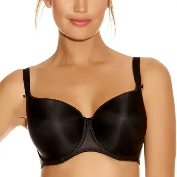 Begränsat erbjudande Fantasie BH Smoothing Moulded T-Shirt Bra Svart H 65 Dam