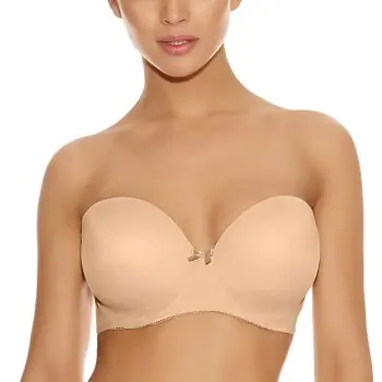 Freya BH Deco Moulded Strapless Bra Beige J 75 Dam Kundfavorit