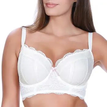 Freya BH Fancies Underwire Longline Bra Vit I 85 Dam Billigare
