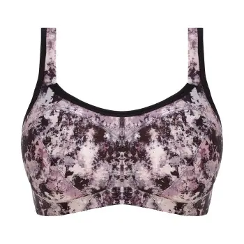 Freya BH High Octane Underwired Sports Bra Lila Mönster F 70 Dam Begränsat erbjudande