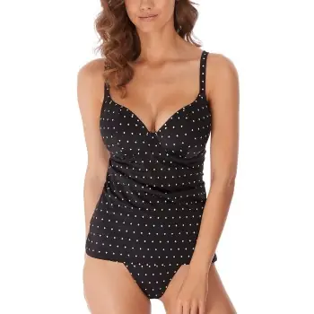 Lågt pris Freya Jewel Cove Non Padded Plunge Tankini Svart F 75 Dam