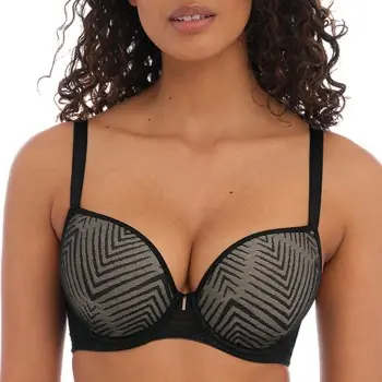 Köp nu Freya BH Tailored Uw Moulded Plunge T-Shirt Bra Svart I 80 Dam