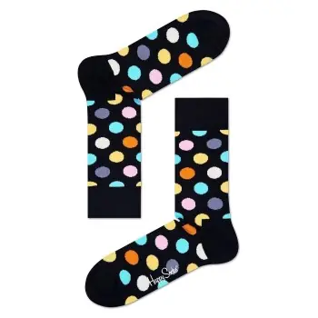 Happy socks Strumpor Big Dot Sock Svart Strl 41/46 Erbjudande