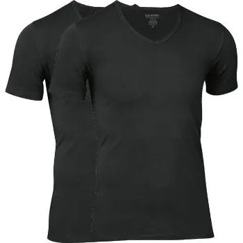 JBS 2P Bamboo T-shirt V-Neck Svart Large Herr Utförsäljning
