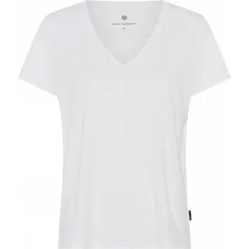JBS of Denmark Bamboo Blend V-neck Women T-shirt Vit Small Dam Snabb leverans