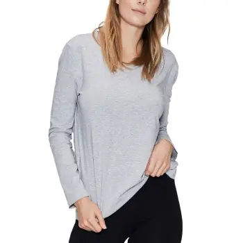 JBS of Denmark Bamboo Long Sleeve Top Ljusgrå XX-Large Dam Reapris