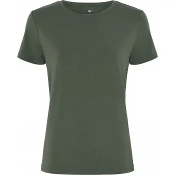 I lager JBS of Denmark Basic Tee Bamboo Blend FSC Grön Small Dam