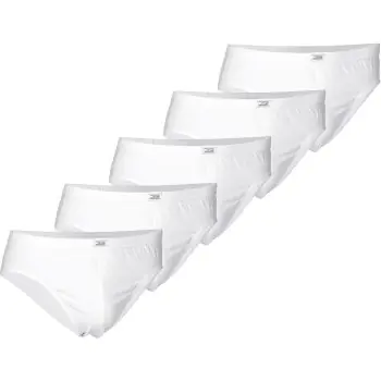Säker betalning JBS Kalsonger 5P Organic Cotton Mini Slip Brief Vit ekologisk bomull X-Large Herr