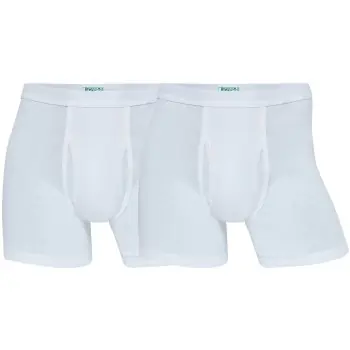 JBS Kalsonger 2P Organic Cotton Tights Vit ekologisk bomull Large Herr Säker betalning
