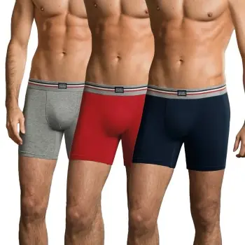 Jockey Kalsonger 3P Cotton Stretch Boxer Trunk Blandad Färg bomull X-Large Herr Rabatter