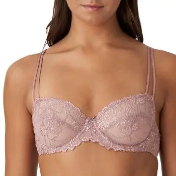 Marie Jo BH Jane Balcony Horizontal Seam Bra Gammelrosa B 75 Dam Extra rabatt