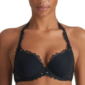 Marie Jo BH Jane Heart Shaped Padded Bra Svart C 80 Dam Snabb frakt