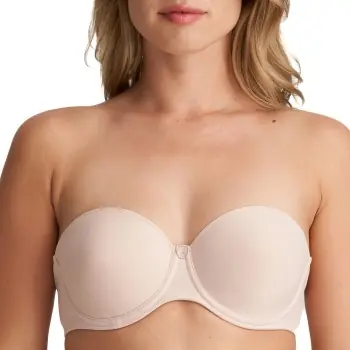 Bästa pris Marie Jo BH Tom Padded Strapless Bra Beige E 75 Dam