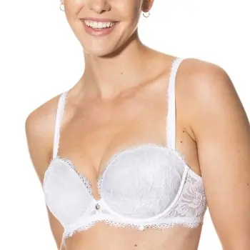 Begränsat erbjudande Mey BH Amazing Push Up Bra Vit C 75 Dam