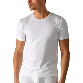 Nyhet Mey Dry Cotton Crew-Neck Shirt Vit Large Herr