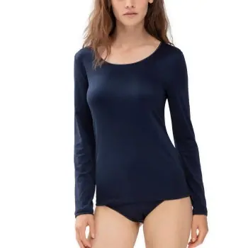 Erbjudandepris Mey Emotion Top Long Sleeved Midnattsblå 46 Dam