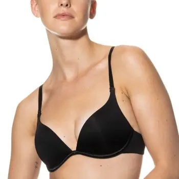 Säker betalning Mey BH Joan Push Up Bra Svart polyamid B 85 Dam