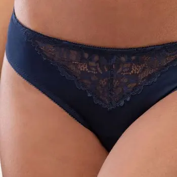 Mey Trosor Luxurious Mini Brief Midnattsblå polyamid 38 Dam Rea