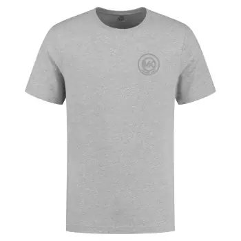 Populär Michael Kors Peached Jersey Crew Neck T-shirt Grå bomull X-Large Herr