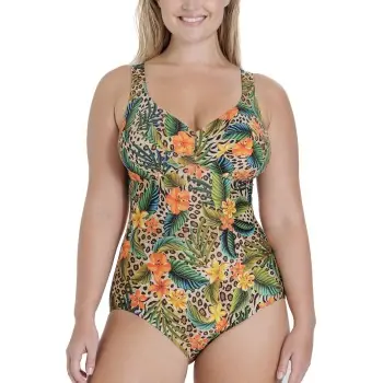 Miss Mary Amazonas Swimsuit Grön blommig C 48 Dam Begränsat antal