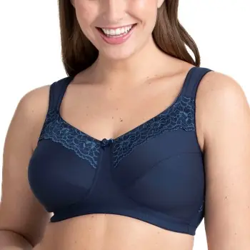 Kampanj Miss Mary Cotton Now Soft Bra BH Mörkblå D 80 Dam