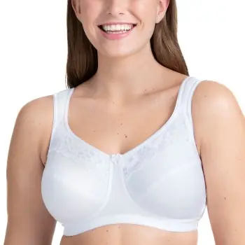 Miss Mary Cotton Now Soft Bra BH Vit F 90 Dam Säker betalning