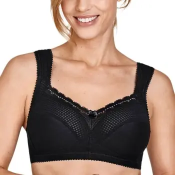 Miss Mary Diamond Soft Bra BH Svart F 105 Dam Populärt val
