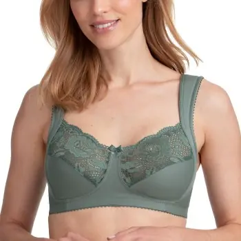 Miss Mary Lovely Lace Soft Bra BH Grön B 90 Dam Lågt pris