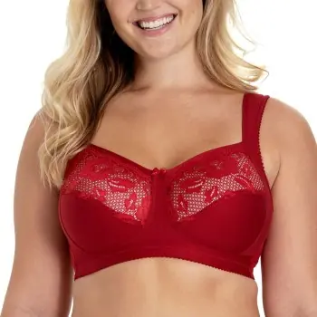 Miss Mary Lovely Lace Support Soft Bra BH Röd D 95 Dam Beställ idag