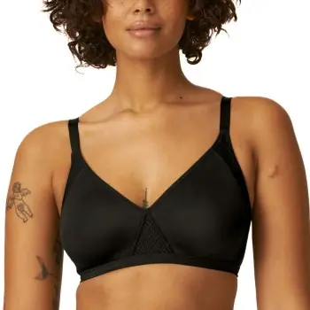 Snabb leverans NATURANA BH Modern Minimizer Soft Bra Svart C 75 Dam
