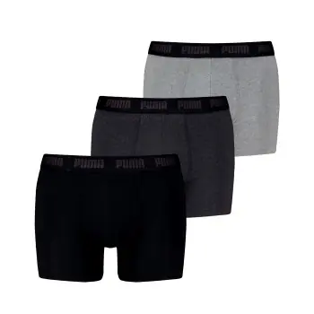 Kundfavorit Puma Kalsonger 3P Men Everyday Boxer Svart/Grå bomull X-Large Herr
