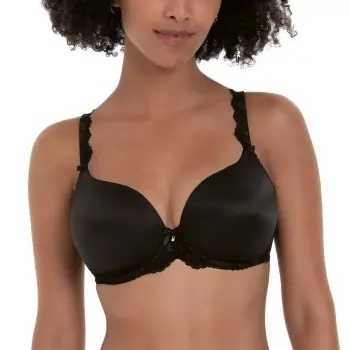 prisnedsättning Rosa Faia BH Bobette Moulded Underwire Bra Svart C 75 Dam