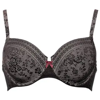 Rosa Faia BH Fleur Underwire Bra Svart polyamid E 105 Dam Bästa pris