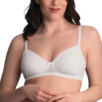 Rabatter Rosa Faia BH Rosemary Soft Bra Vit polyamid D 85 Dam