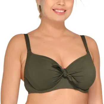 Saltabad Dolly Bikini Bra Militärgrön polyamid G 90 Dam Rabatt