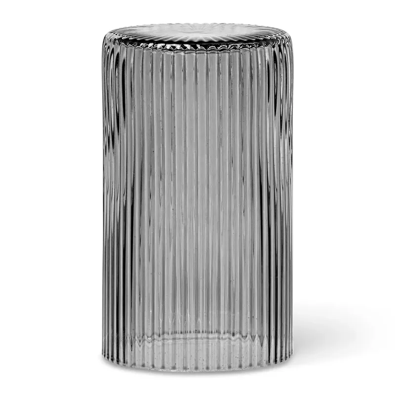 Beställ idag Ferm Living - Ripple Carafe - Smoked - Karaff - Lid - H24 x W9 cm