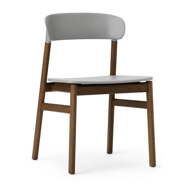 Populärt val Normann Copenhagen - Herit chair - Matstol - Grey / Smoked Oak - L 50 x D 51 x H 78,5 x SH 45 cm