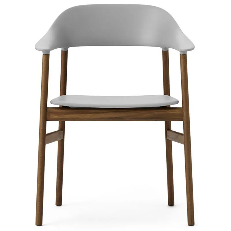 Normann Copenhagen - Herit armchair - Matstol - Grey / Smoked Oak - L 60 x D 51 x H 81,5 x SH 45 cm Rabatter