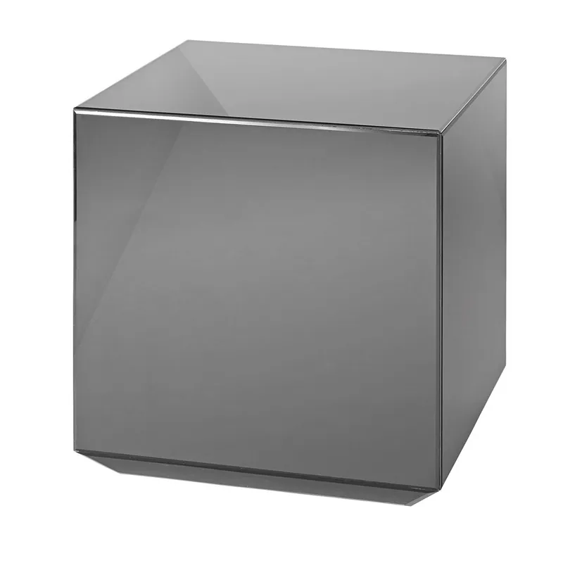 Premium AYTM - SPECULUM Mirror Table - Soffbord - Medium - Black - L46 x W46 x H48 cm
