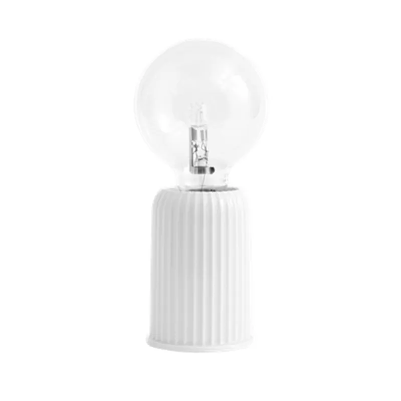 Lyngby Porcelain - LP Fitting Lamp - Bordslampa - Table Lamp White - H 11 Ø 9,5 cm. Outlet